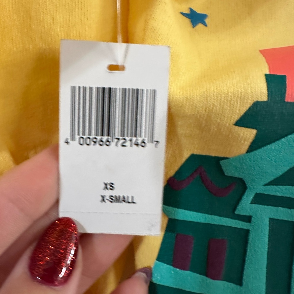 Disneyland play in the parks Yellow Long Sleeve spirit jersey xs - Picture 2 of 7